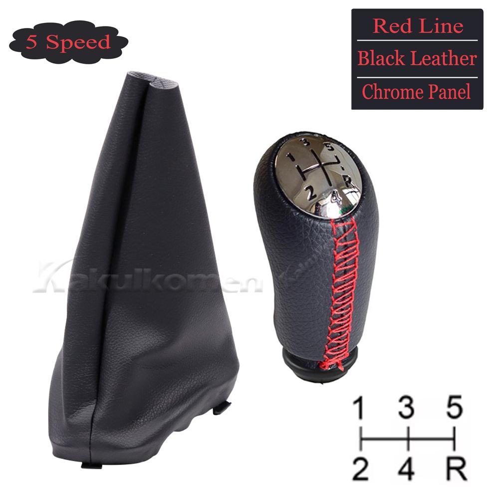 969356242r Manual 5 6 Speed Gear Shift Knob With Dust Cover Leather Gaiter Boot For Renault R Logan II 13-22 Sandero II 13-19