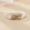 6 Stück/Set Bohemian Gestapeltes Perlenarmband Set Mehrfarbig Reiskorn Urlaubsstil Handketten Schmuck Kleines Geschenk Goldener Platz