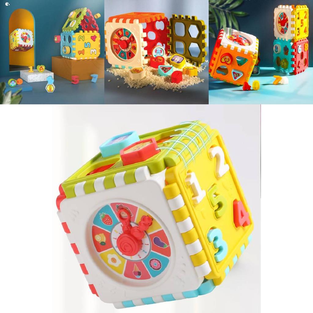 Colorful Baby Early Learning Magic Cube Educational Toy For 0-3 Year Olds