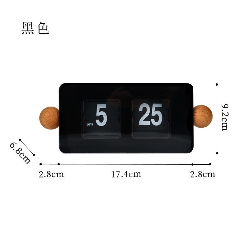 Automatischer Blattwendekalender Schreibtischdekoration Wohnzimmer Schlafzimmer Arbeitszimmer Nachttisch Kreative Einfache Und Retro Uhr