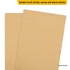 100 Sheets Yellow A4 Kraft Paper Covers: 150g Thick Cardstock, Acid-Free Wood Pulp