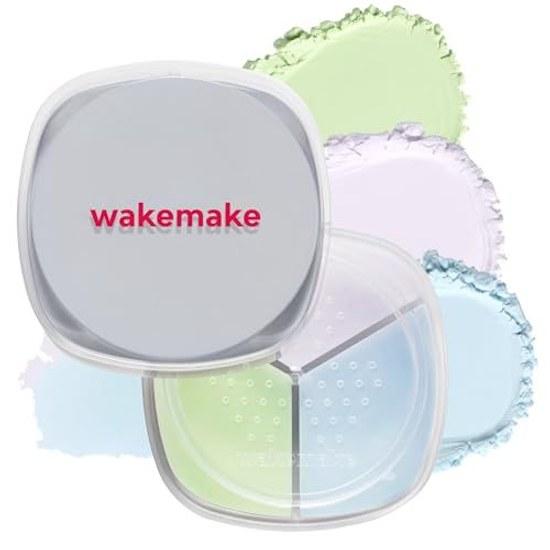 Wakemake Stay Fixer Multi Color Powder 01 Pale Clear Pore Cover Tone Up Transparency Long-lasting Face Loose Oil Control Makeup Keep Korean Cosmetics