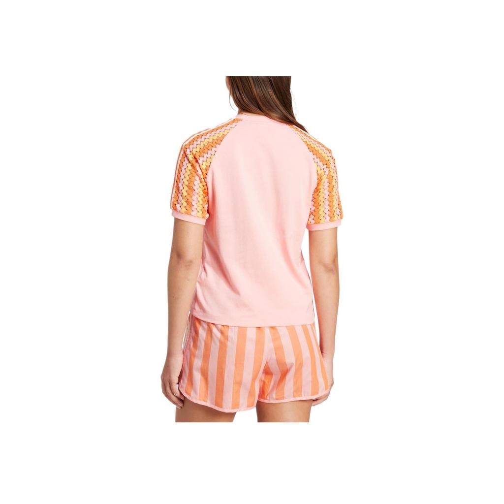 adidas Essentials Cali Soft Breathable Casual Short Sleeve T Shirt Women Pink KC0769
