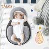 Baby Feeding Support Pillow Infant Lounger Reflux Wedge with Safety Strap Baby Breastfeeding Bottle Feeding Pillow Portable Baby Cushion