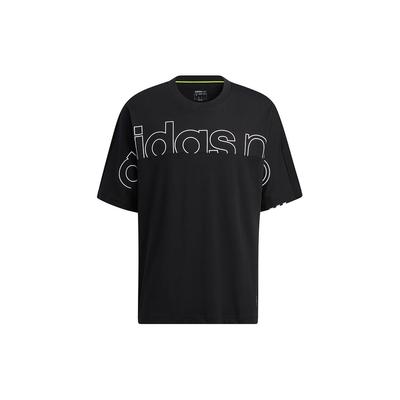 NEO Casual Loose Straight Sport Round Neck T-Shirt Men Tops Black H59450