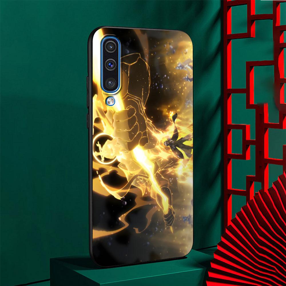Black Swan Star Rail Sparkle Case for Samsung Galaxy A02s A70 A70s A20e A03s A20 A30 A30s A40 A50 A50s A10 TPU Black Phone Cover