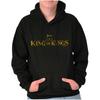 Cooler Christlicher Glaube Jesus der König der Könige Hoodie Kapuzenpullover Herren Damen
