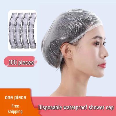 Gorro de Ducha Desechable Impermeable para Mujer - Grueso Anti-Aceite Humo Baño y Gorro para Mascarilla Capilar