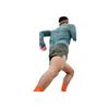 Saucony Mens Running Series Letter Elastic Mid Waist Casual Shorts Men shorts Muted-Yellow Green SC2249031D-GE67