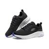 Skechers Zapatillas Casuales de Malla Baja Vapor Foam Cloud Trail para Hombre Negro Blanco Azul 232625-BKBL