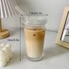 Kvetinový Hrnček na Mlieko Priehľadný Sklenený Pohár s Vekom a Slamkou Priehľadný Pohár na Bubble Tea Kávu Dezertný Pohár Dropshipping