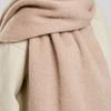 Solid Color Mohair Loop Yarn Scarf Women's Autumn and Winter New High-end Versatile Warm Scarf Shawl Dual-purpose
