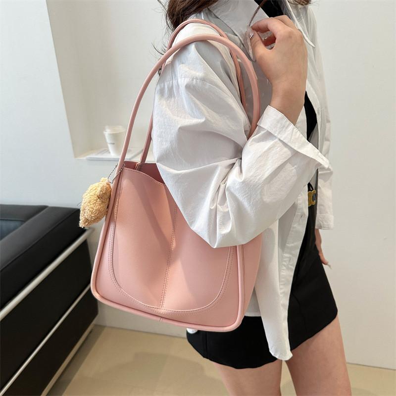 Fashionable Spring 2024 Street-style Womens Tote Bag In Black Green Pink White