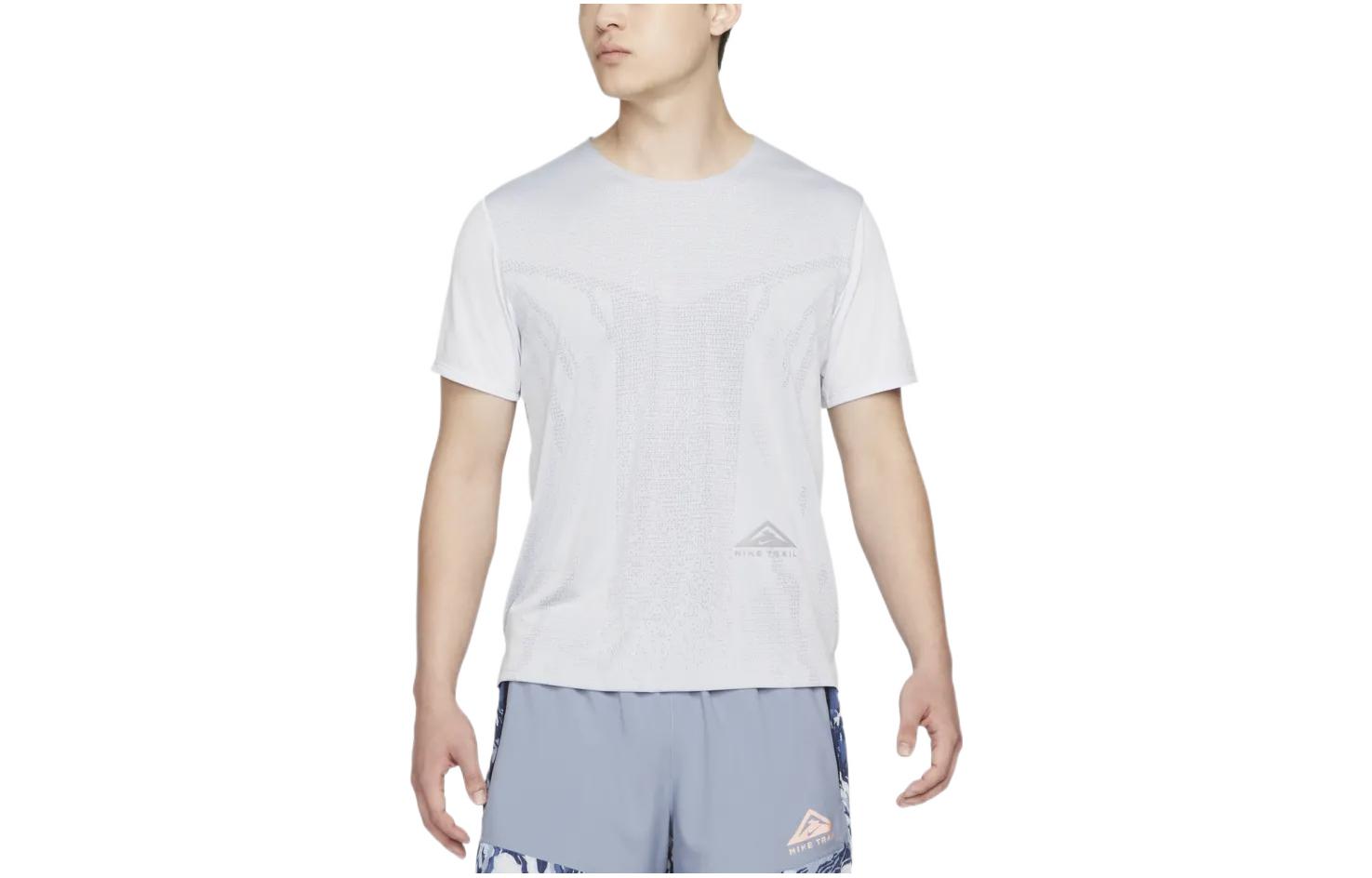 Nike T Shirts Men s Iron Stone Gray Crew Neck Moderate Straight Fit DM4647-085 XXXL