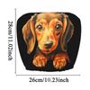 Head Rest Cover For Car Funny Car Seat Full Face Cover 2 Pieces Washable Automotive Halloween Decorations Interior Accessories