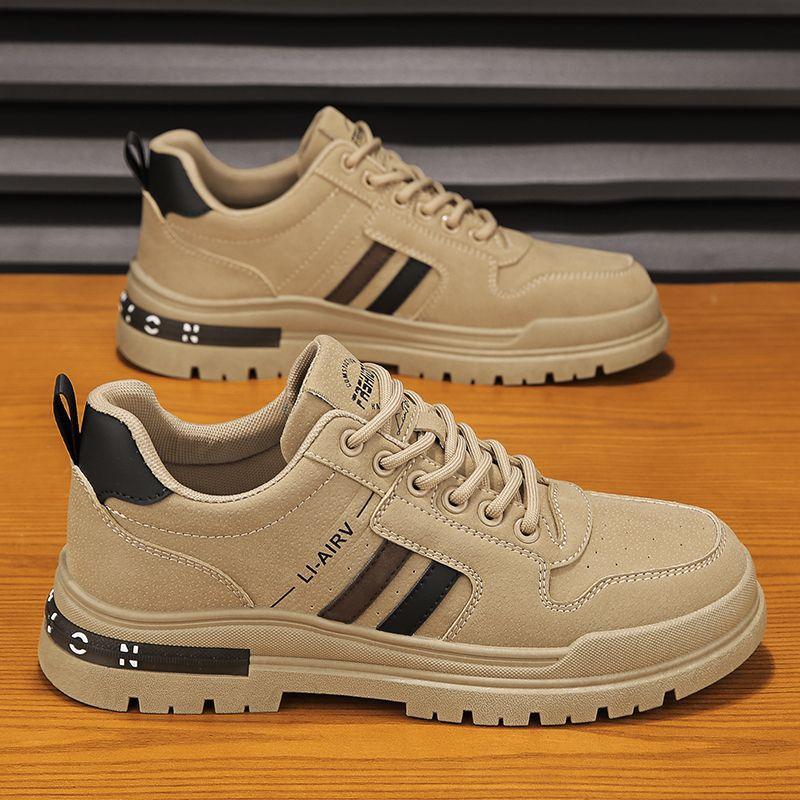 Men's Shoes New Year's New Spring Construction Site Work Leisure Labor Protection Board Shoes Work Work Non-slip Wear-resistant Shoes Men