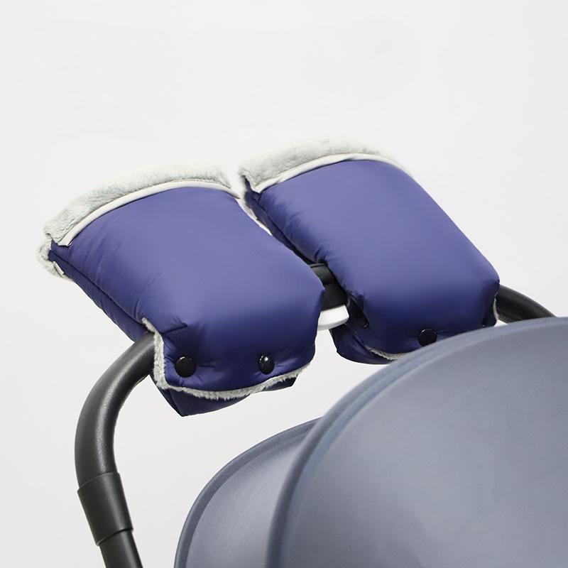 

2 шт. Зимние теплые перчатки для коляски, водонепроницаемые перчатки, аксессуары для коляски, варежки для коляски, зимние теплые перчатки, муфта для коляски, варежки для малышей синий