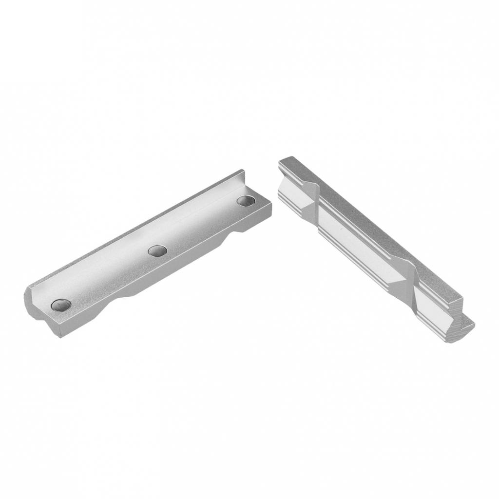 CNC Milling Steel Vise with Aluminum Alloy Jaws for Pipe Clamping 4 Inch