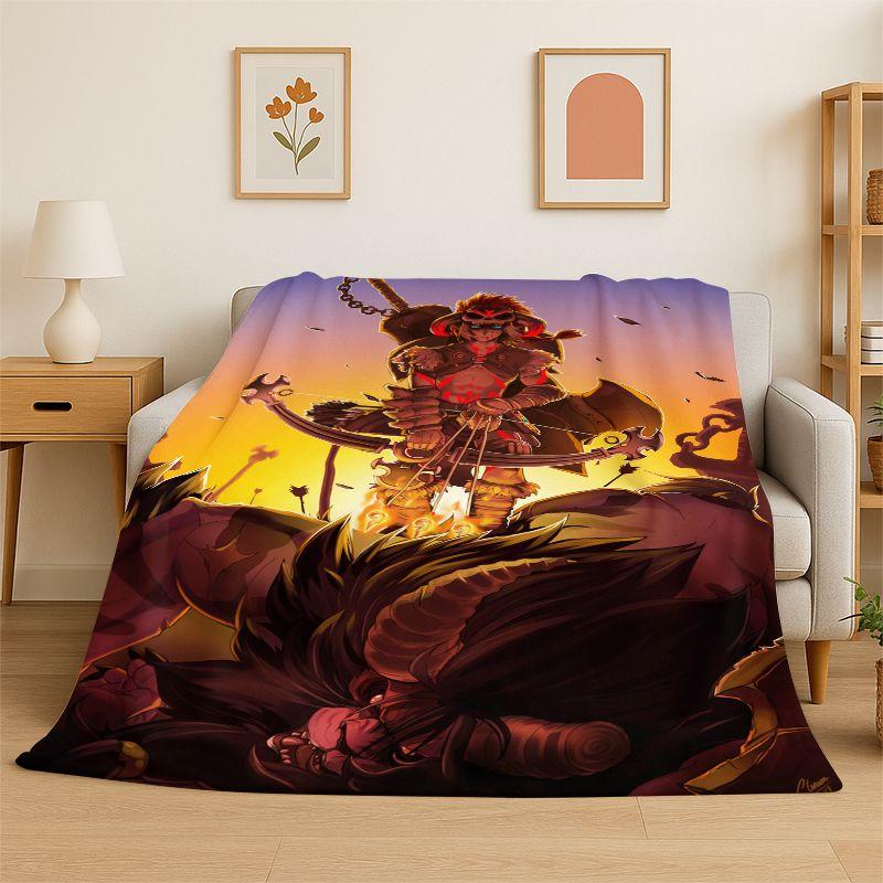Classic Z-Zelda Cartoon Games Soft Flannel Throw Blanket,Cozy Blanket for Bed,Couch,Sofa,Bedroom,Living Room,Picnic Camping
