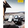Lamicall Motorcycle Phone Mount, Bike Phone Holder - [Metal Lock] Upgrade Quick Install Handlebar Clip for Bicycle Scooter, Cell Phone Clamp for
