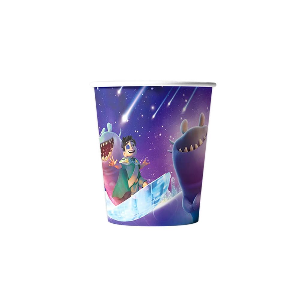 Earth Special Agent Anime Birthday Party Tableware Set: Plates, Cups, Tablecloth, Knives, Decorations.