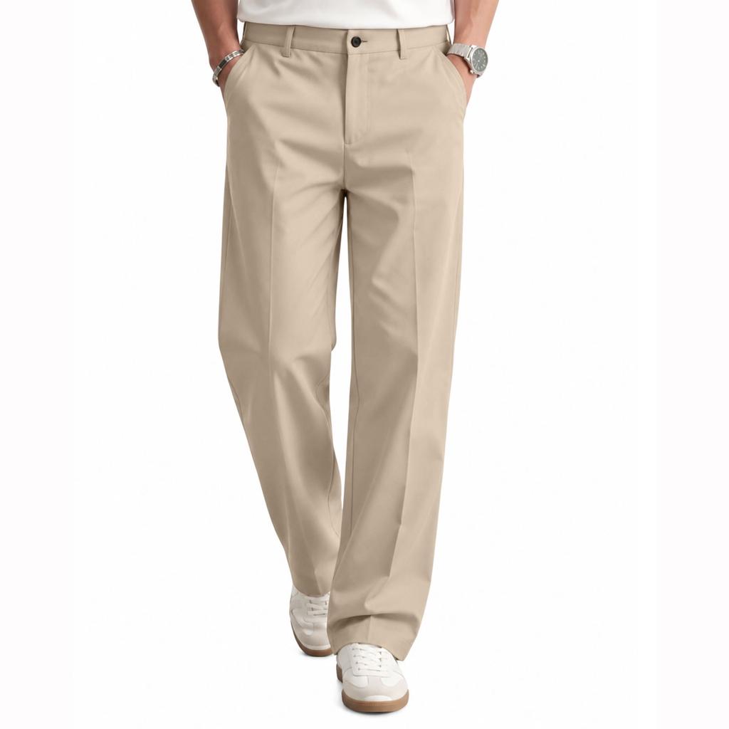 Men's Straight Leg Casual Dress Pants for Spring and Fall Business Casual Everyday Wear