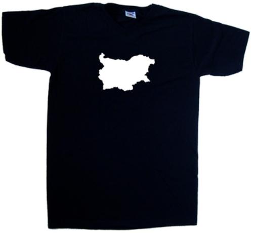 Bulgaria Outline V-Neck T-Shirt