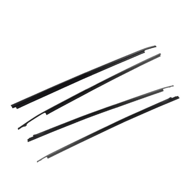 4pcs Car Door Window Glass Sealing Weather Strip for Toyota Sequoia 2008-2020