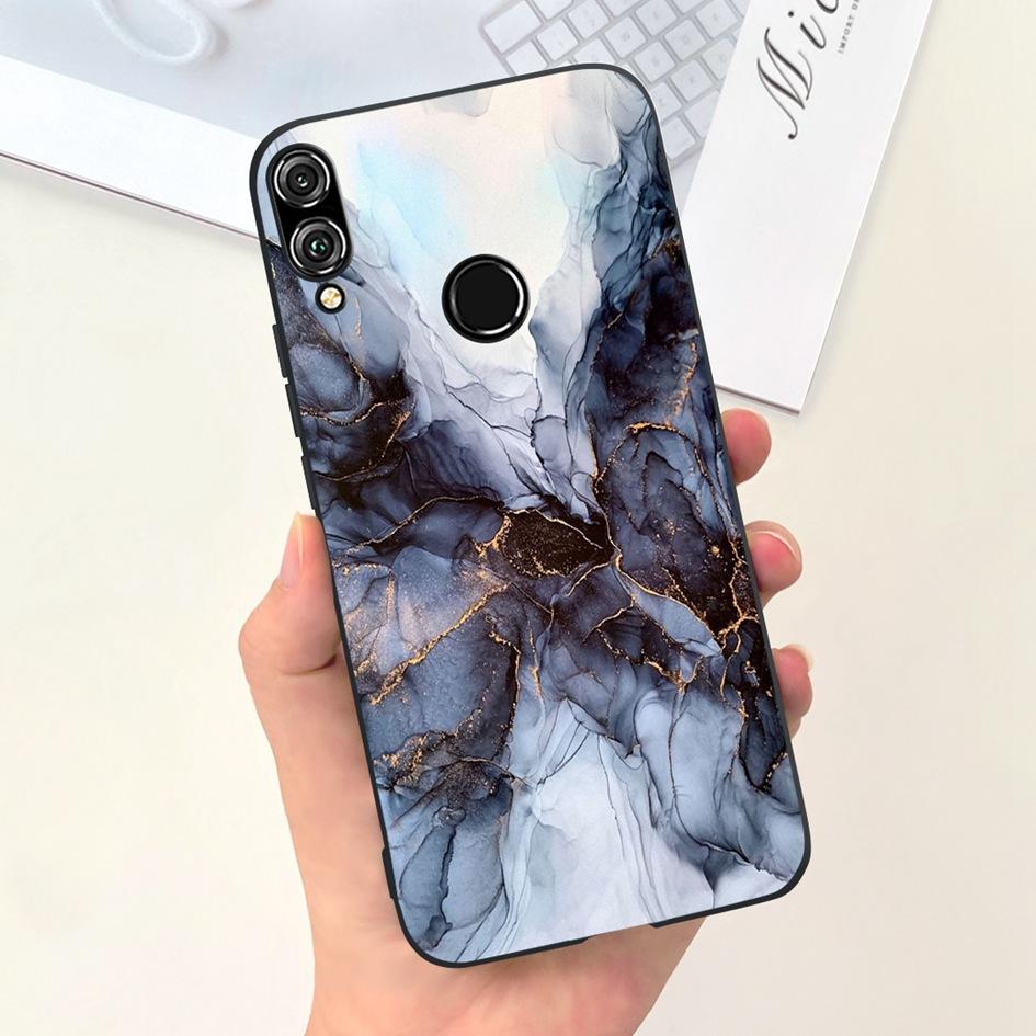 For Honor 8X Case  JSN-L11 JSN-L21 JSN-L22 Back Cover Luxury Marble Slim Soft Silicone Funda on Honor 8A 8C BKK-L21 Honor8X Capa