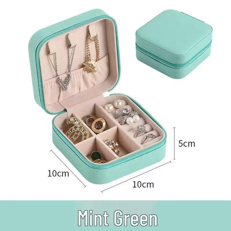 

Compact Travel Jewelry Organizer: European Princess Style for Earrings, Rings, Jewelry Storage for Women