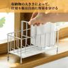 Stainless steel sponge holder with draining function for bathroom and kitchen storage