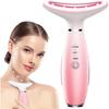 Neck and Face Vibrating Light Therapy Beauty Massager