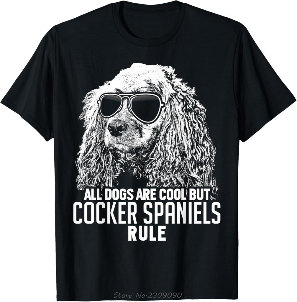 Lustiger Cocker Spaniel Jede Leckerei, die du machst, jede Mahlzeit, die du backst T-Shirts Grafik Baumwolle T-Shirt Unisex Oversized Lässiges T-Shirt
