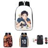 Stylish Anime Haikyuu Karasuno High School Backpack With Adjustable Padded Shoulder Straps
