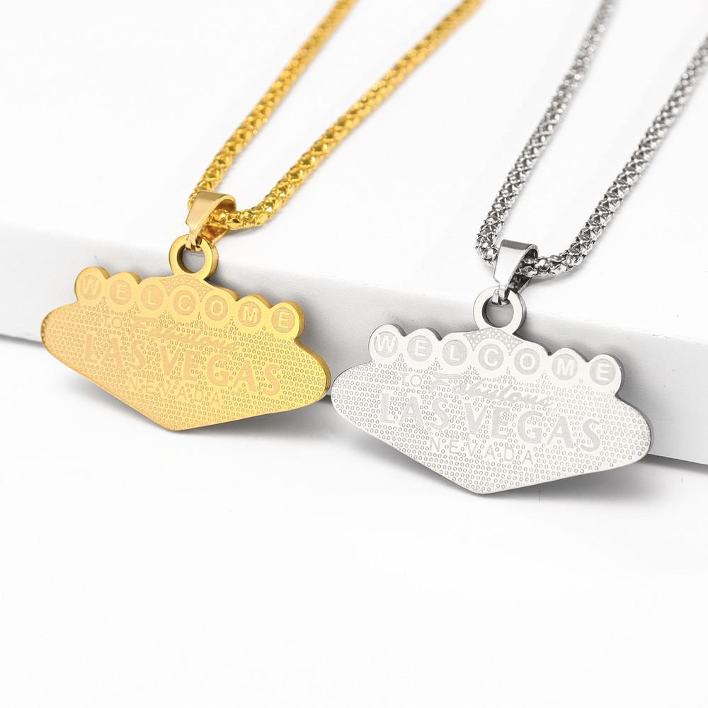 Fashion Trend European and American Popular Las Vegas Charm Necklace Necklace Jewelry