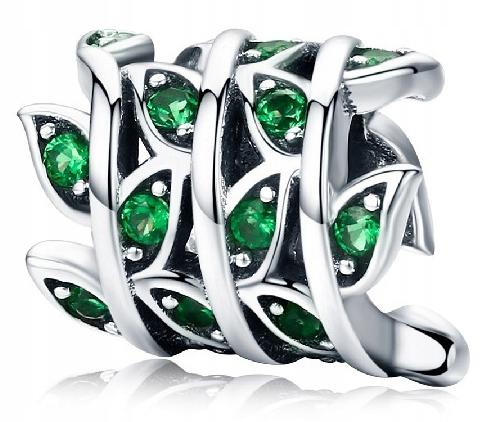 Charms Do Pandora Zawieszka Charms Zielone Pnącza Charmsy Trusky