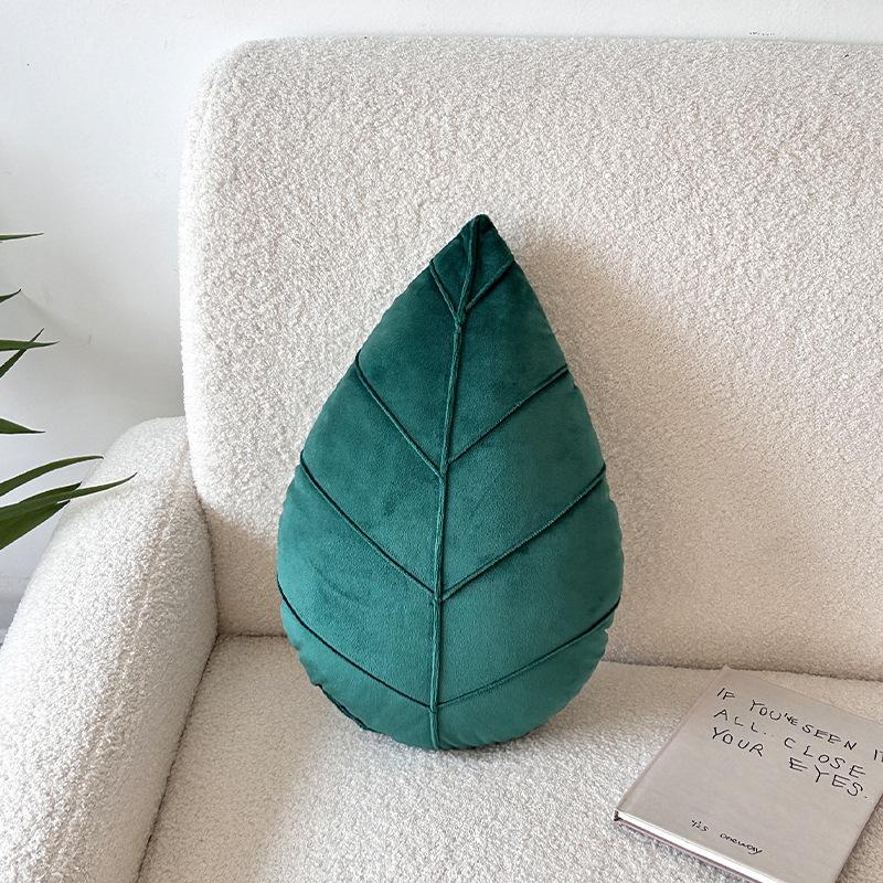 Green Plants Leaves Rainforest Throw Pillows Household Simple Fabric Waist Pads Bedside Bed Decorations New Models 38X25CM 2790₽