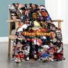 Michael Jackson 149 Personalisierte Textdecke Überwurf Anpassbare Decke Weich Warm Gemütlich Geeignet für Stuhl Wohnzimmer Meeresufer Bett Ganzjahresnutzung