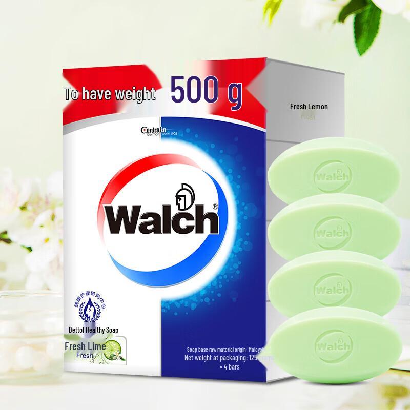 Walch Healthy Soap Fresh Lime 125g x 4-Pack