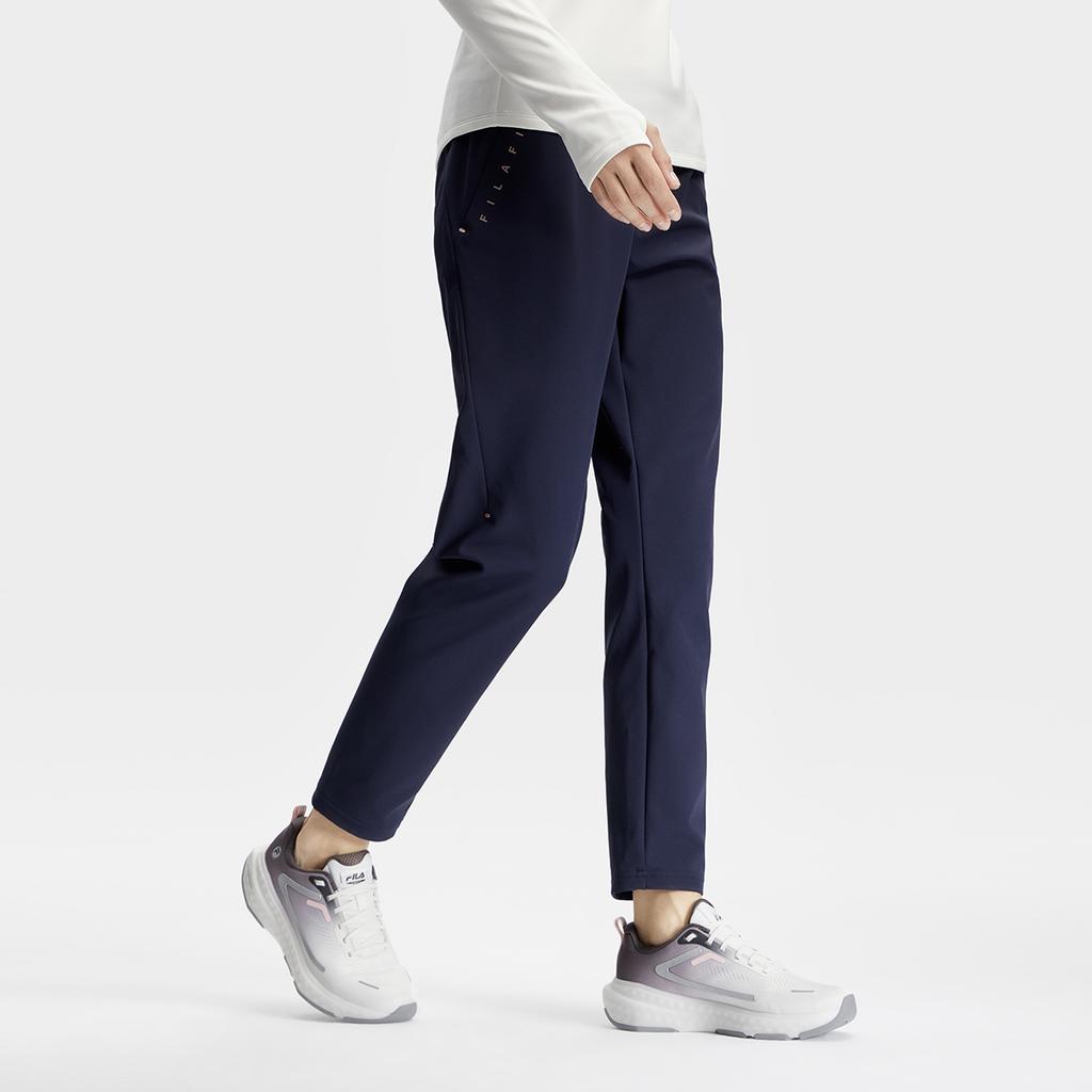 New FILA Knitted Sweatpants Women's Royal Blue A11W411802F-NV