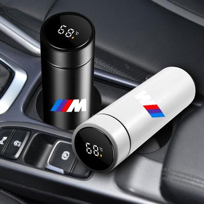 Car Smart Thermos Bottle With Temperature Display Coffee Cup For M E34 E36 E60 E90 E46 E39 E70 F10 F20 F30 X5 X6 X1 M3 M5 M6 E71 F01 F02 F87