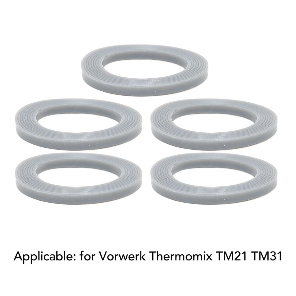 5 Pezzi Anelli Protettivi in Silicone per Frullatore Accessorio Mixer Pezzi di Ricambio per Vorwerk Thermomix TM21 TM31
