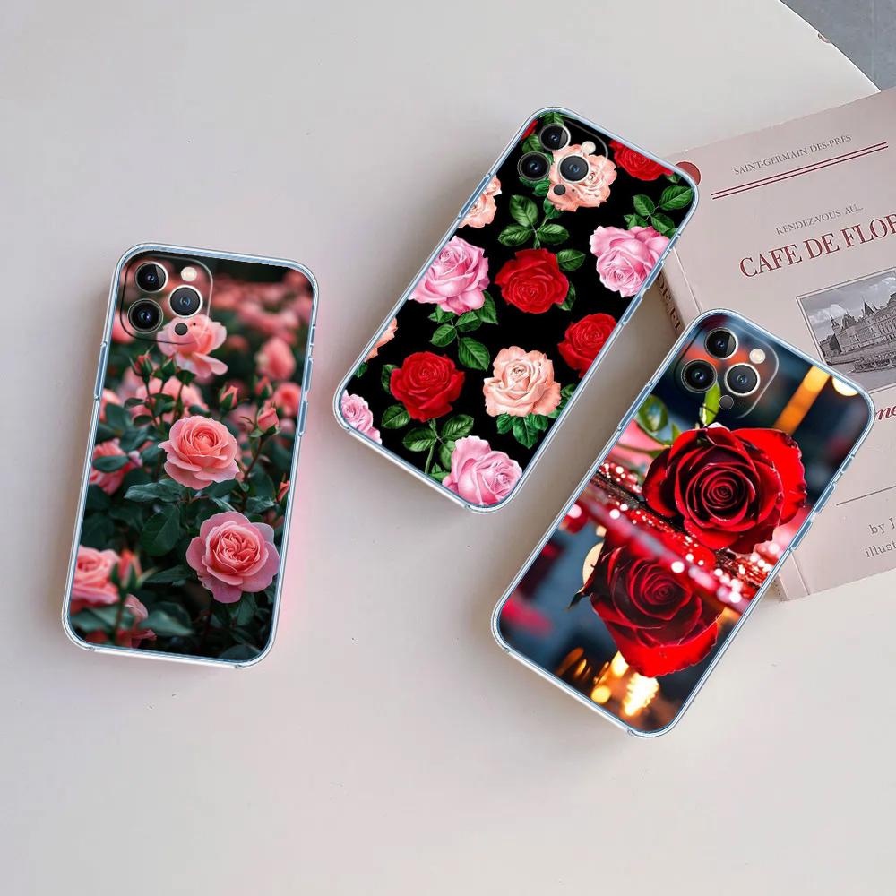 Beautiful Roses Flower Phone Case for LG K22 K30 K40 K40S K41 K42 K50 K50S K51 K51S K52 K61 K62 K71 K92 Q60 Q61 V40 V50 V60