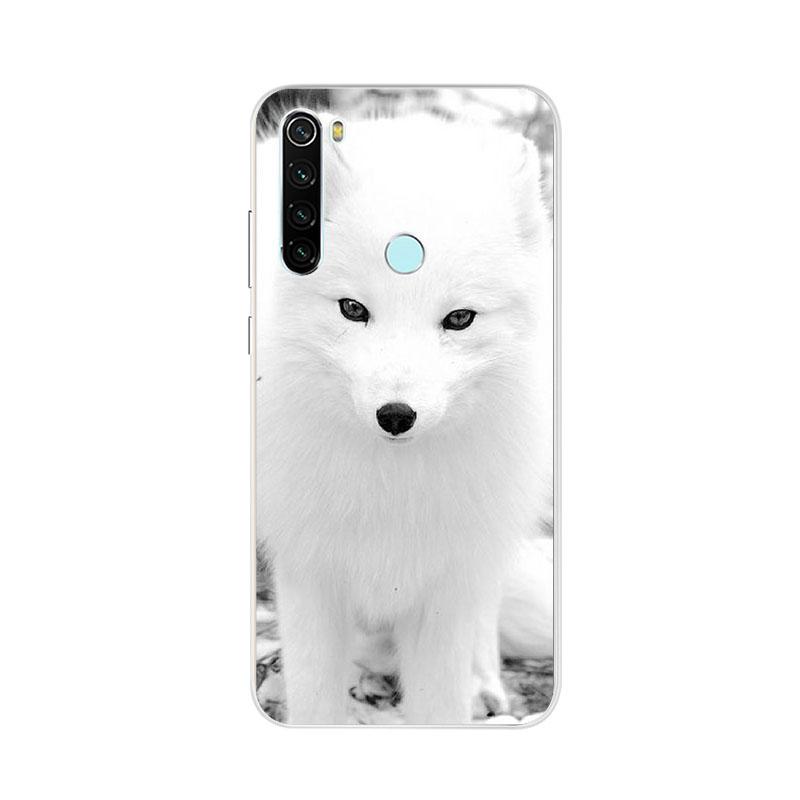 Phone Case For Xiaomi Redmi 9 8 8A 7 9A 9C 7a 9T Note10 5G Note 9 8T 7 Pro 9s Animal Raccoon Fox Silicone TPU Soft Back Cover