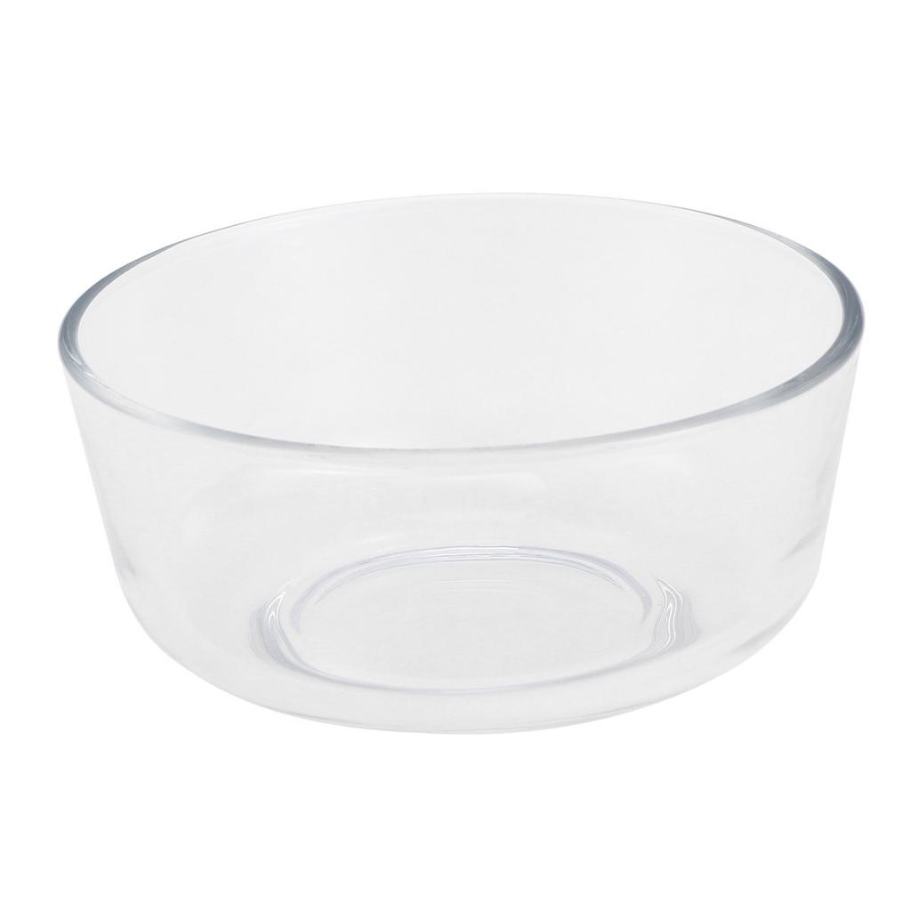 1Pcs Transparent Glass Salad Bowl 6 Inch Heat Resistant Fruit Dessert Serving Bowl for Parties Wedding Reception