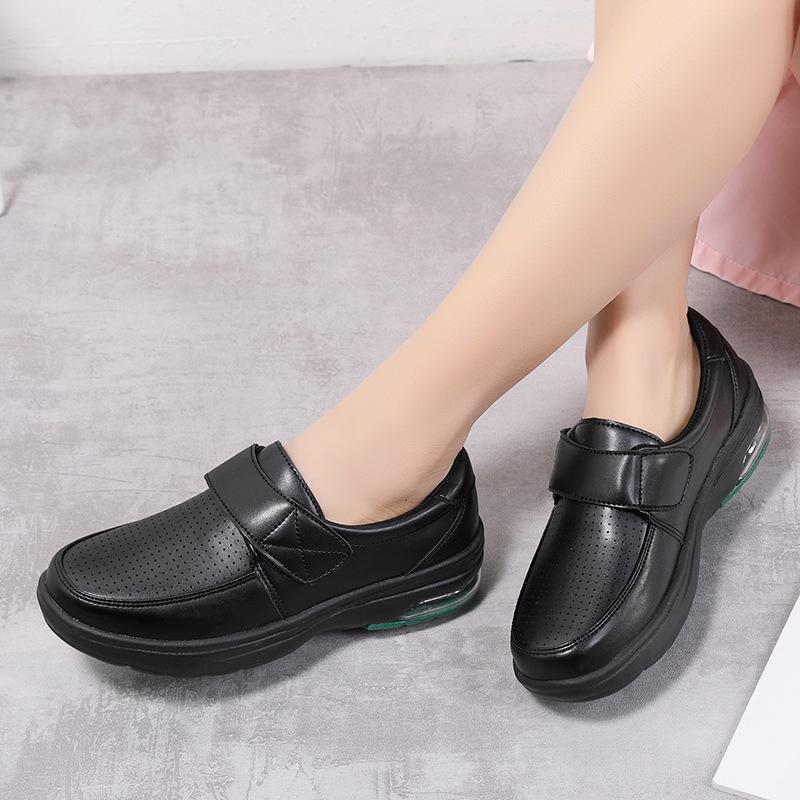 New spring Velcro soft-soled air cushion professional nurse shoes hospital shoes single shoes women's shoes