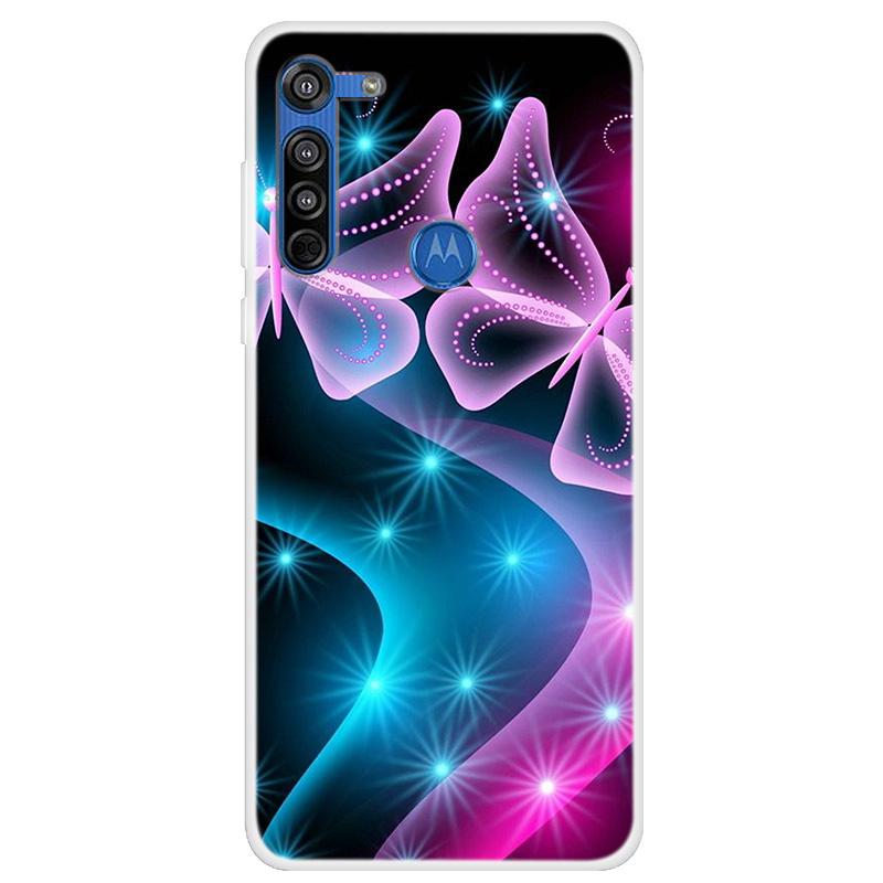 Moto G8 Power Kılıfı Yumuşak Silikon Arka Kılıf Motorola Moto G8 Plus Telefon Kılıfı İçin Moto G8 Power Lite G 8 G8+ Sevimli Kapaklar