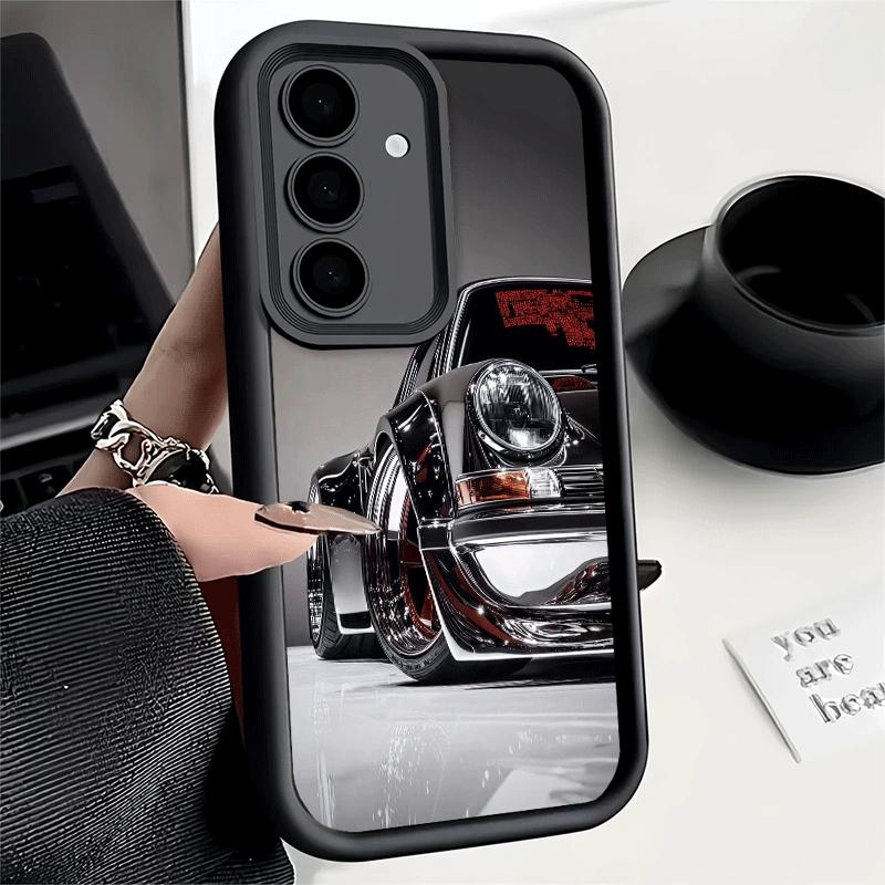 Phone Case for Samsung Galaxy A17 A16 A15 A14 A13 Electroplated Style Sports Car A56 A36 A26 A55 A35 A25 A54 A34 A24 A53 A33 A23