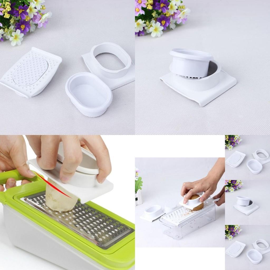 Safe And Easy To Use White Plastic Hand Protector For Slicing And Grating Vegetables