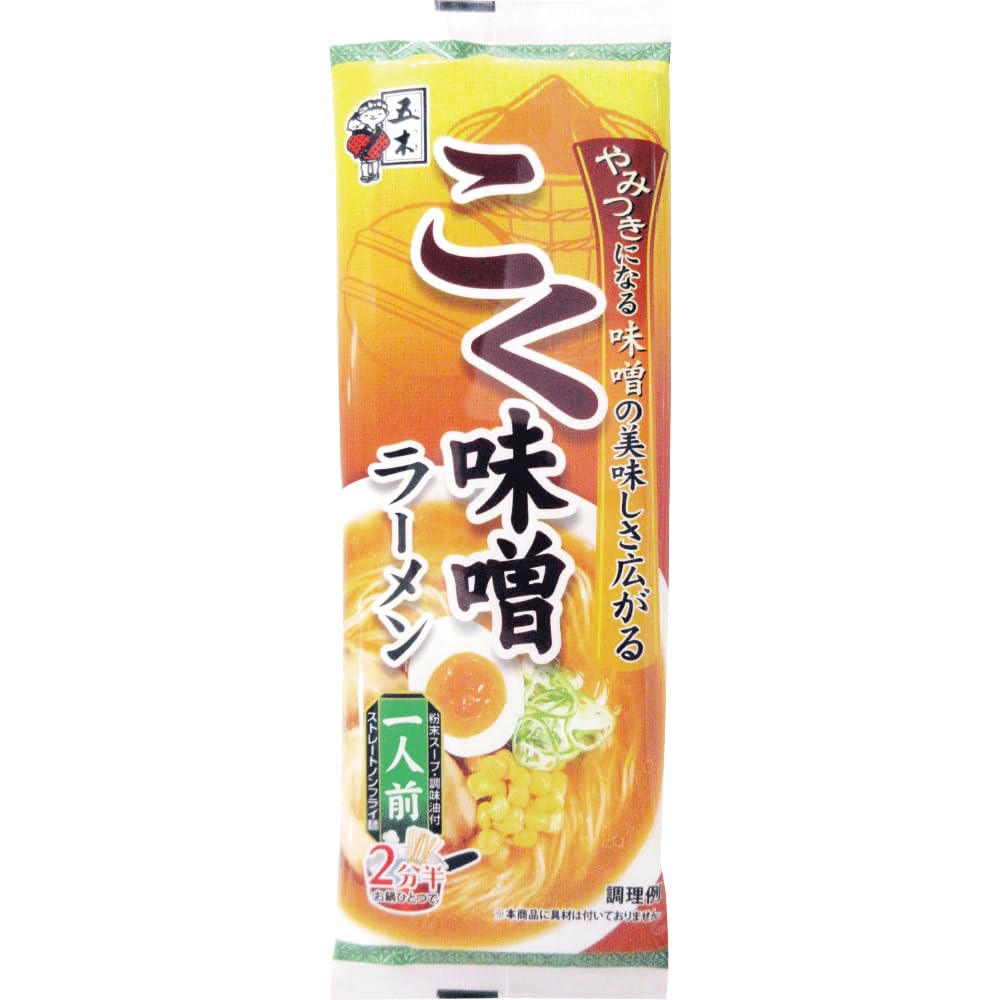 Gokki Foods Rich Miso Ramen 87g×10 Packs